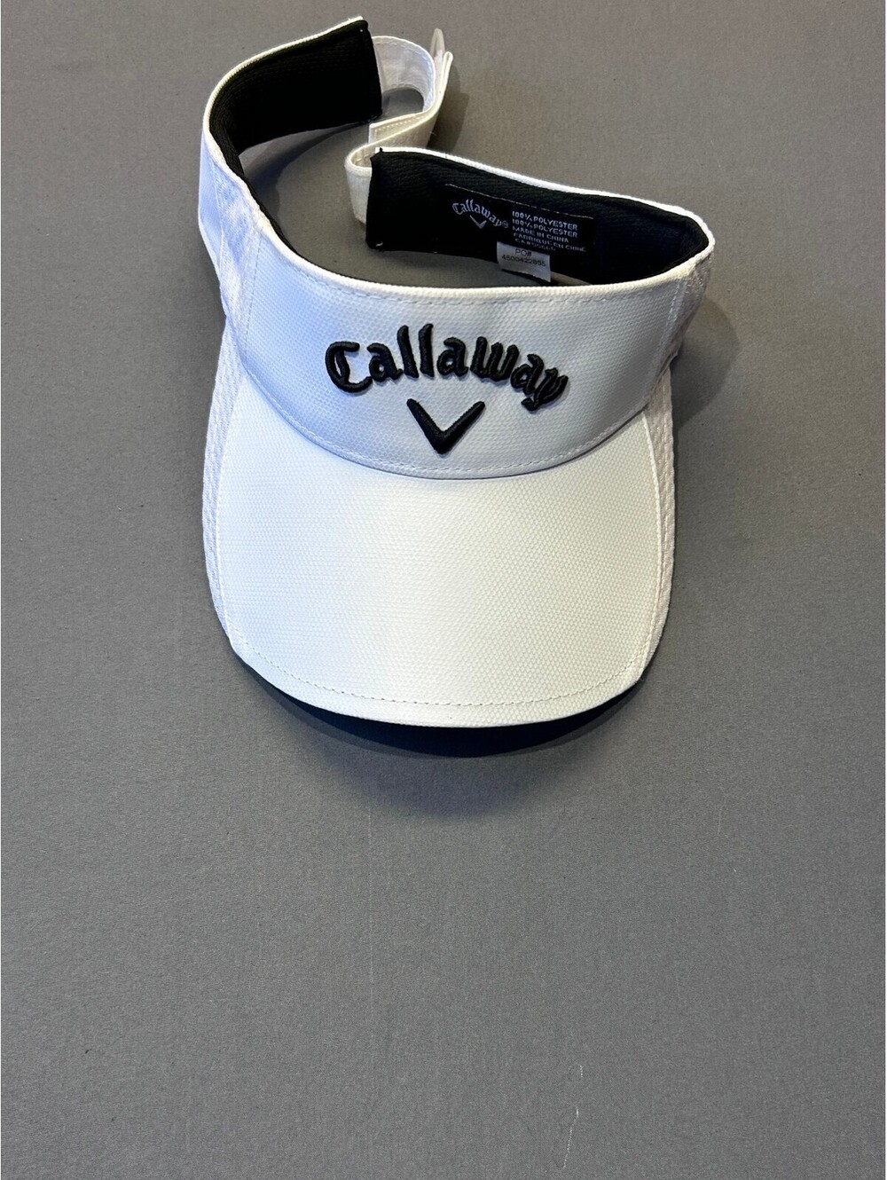 Callaway White and Black Golf Visor Cap